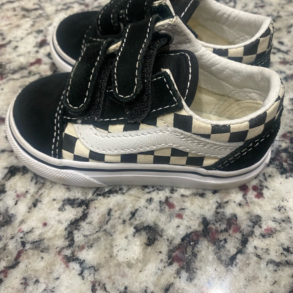 Vans Black and White Sneakers